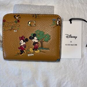 Disney x Coach Mickey and Friends Billfold Wallet NWT